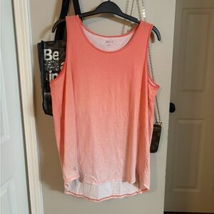 ZELOS Women's Coral Gradient Tank Top